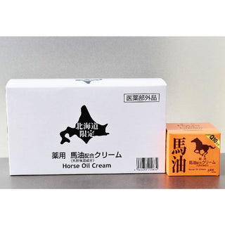 熊牧場 馬油 藥用馬油配方乳霜 90g 6入組 北海道昭和新山【昭和新山熊牧場 薬用馬油配合クリーム 90g 6点セット】